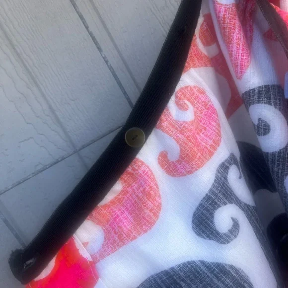 SOLD!! 💸💸Vintage psychedelic wrap skirt - Picture 6 of 10